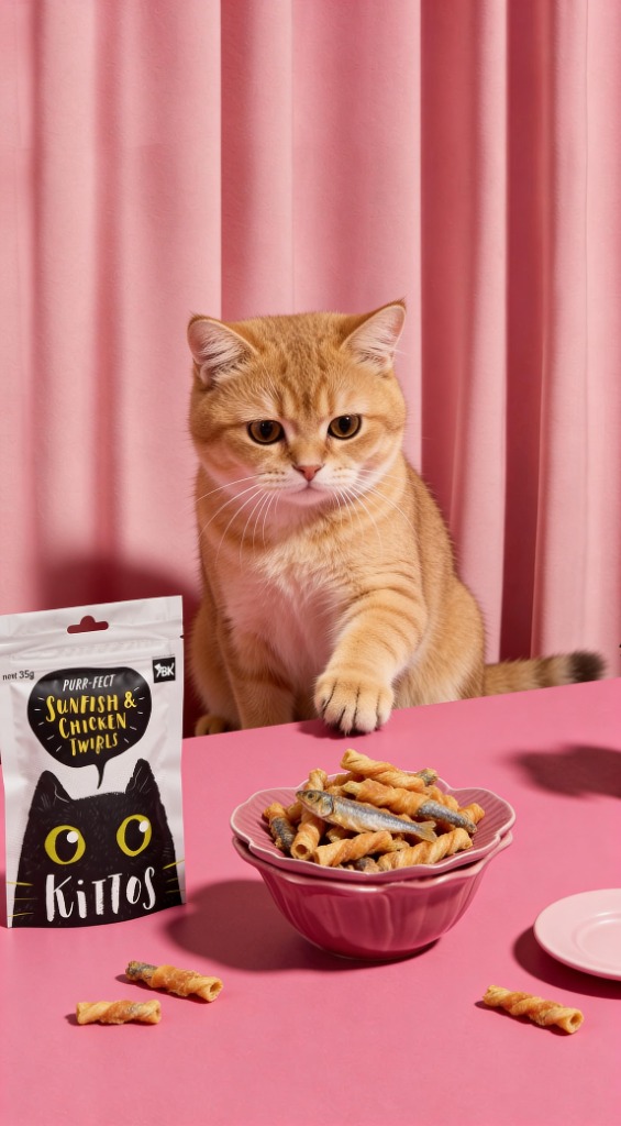 Kittos pet treats product showcase